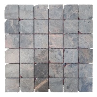 Мозаика из мрамора Матовая МКР-3СВА (47x47) Emperador Medium