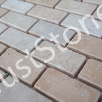 Мозаїка з мармуру Матова МКР-11СВ (47x23) Beige Mix