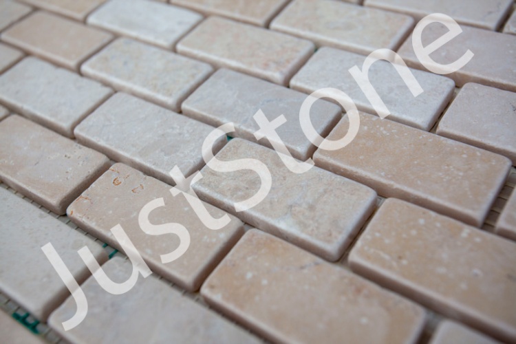 Мозаїка з мармуру Матова МКР-11СВ (47x23) Beige Mix