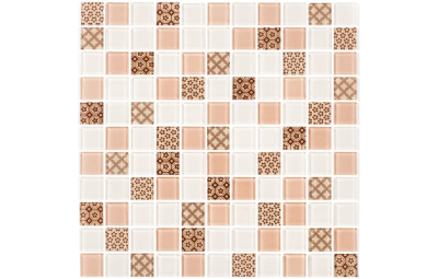 Мозаїка керамічна Kotto Ceramica GM 4055 C3 Beige w/Beige m/Structure 300 х 300 х 4 ( 25 х 25 )