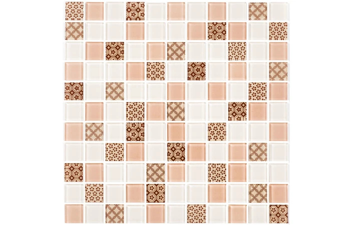 Мозаїка керамічна Kotto Ceramica GM 4055 C3 Beige w/Beige m/Structure 300 х 300 х 4 ( 25 х 25 )