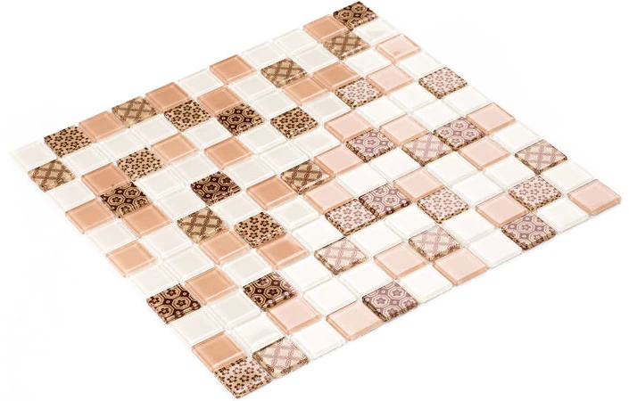 Мозаїка керамічна Kotto Ceramica GM 4055 C3 Beige w/Beige m/Structure 300 х 300 х 4 ( 25 х 25 )