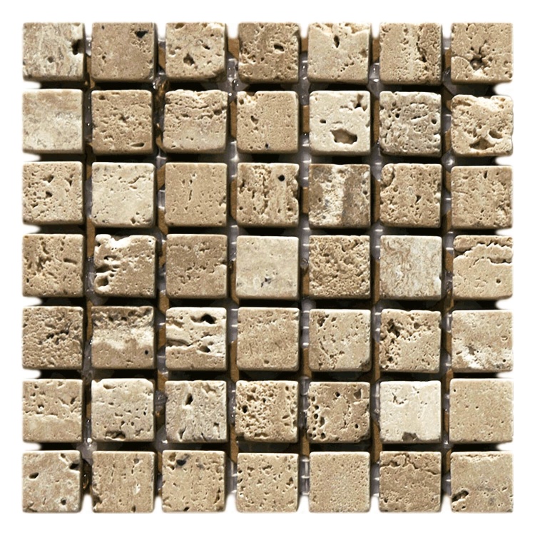 Мозаика Mozaico de LUX K-MOS TRAVERTINO NOCE (15X15)