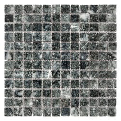 Мозаїка з мармуру Полірована МКР-2П (23x23) Black