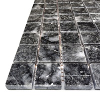 Мозаїка з мармуру Полірована МКР-2П (23x23) Black