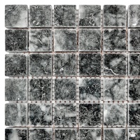 Мозаїка з мармуру Полірована МКР-2П (23x23) Black