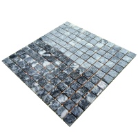 Мозаїка з мармуру Матова МКР-2СВ (23x23) Black