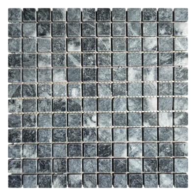 Мозаика из мрамора Матовая МКР-2СВ (23x23) Black