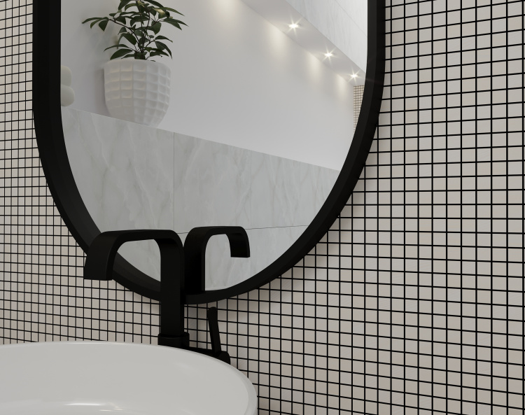 Мозаика из керамогранита Kotto Ceramica MI7 10100610C Salino 300 x 300 х 10   ( кубик 10 x 10 )