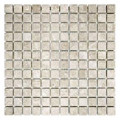 Мозаика из мрамора Матовая МКР-2СВ (23x23) Victoria Beige