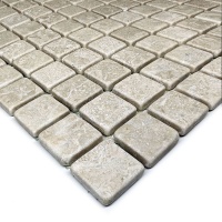 Мозаика из мрамора Матовая МКР-2СВ (23x23) Victoria Beige