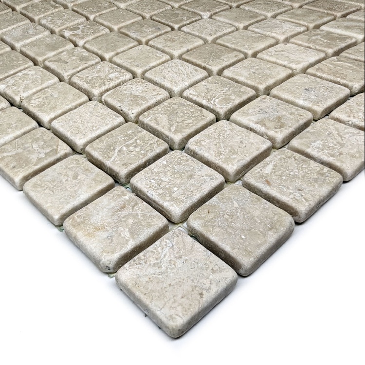 Мозаика из мрамора Матовая МКР-2СВ (23x23) Victoria Beige