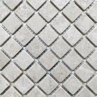 Мозаика из мрамора Матовая МКР-2СВ (23x23) Victoria Beige