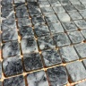 Мозаика из мрамора Матовая МКР-2СВА (23x23) Black
