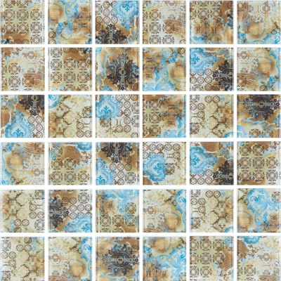 Мозаика стеклянная Kotto Ceramica GMP 0448028 С print 34 300x300  300 x 300 х 4   ( 48 х 48 )
