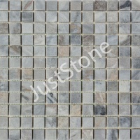 Мозаика из мрамора Матовая МКР-2СВ (23x23) Grey Mix