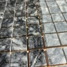 Мозаїка з мармуру Матова МКР-2СН (23x23) Black