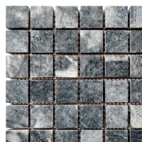 Мозаїка з мармуру Матова МКР-2СН (23x23) Black