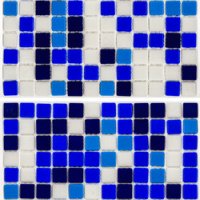 Мозаїка скляна АкваМо MX25-1-02-03-04 синьо-голуба розтяжка градієнт 1912x317x4 мм в душеву баню сауну басейн Мозаїка скляна АкваМо MX25-1-02-03-04 синьо-голуба розтяжка градієнт 1912x317x4 мм в душеву баню сауну басейн
