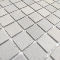 Мозаика стеклянная АкваМо Limited Edition 49 на сетке