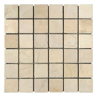 Мозаика из мрамора Матовая МКР-3СВ (47x47) Beige Mix