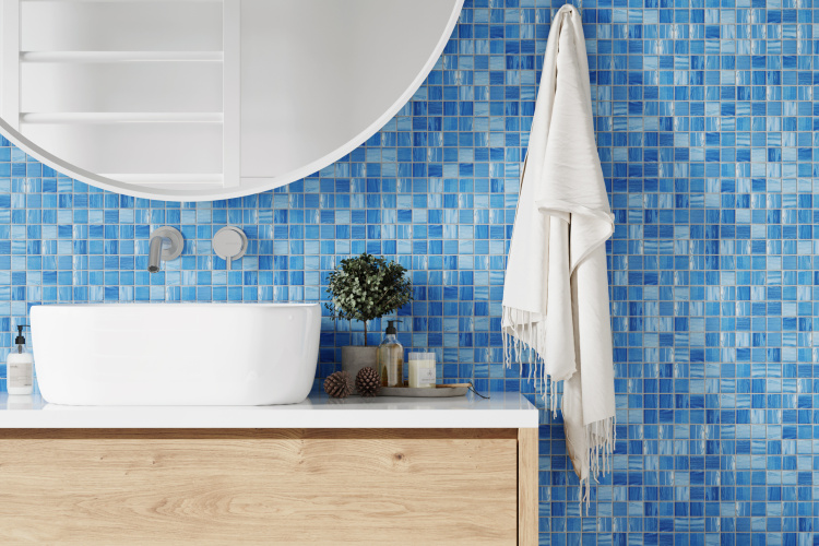 Мозаика из керамогранита Kotto Ceramica MI7 23230205C Oltremare  300 x 300 х 7     ( квадрат 23 x 23 )