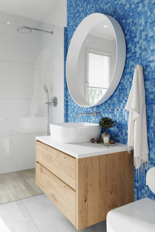Мозаика из керамогранита Kotto Ceramica MI7 23230205C Oltremare  300 x 300 х 7     ( квадрат 23 x 23 )
