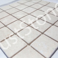 Мозаика из мрамора Матовая МКР-3СВ (47x47) Victoria Beige