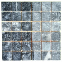 Мозаика из мрамора Матовая МКР-3СВ (47x47) Black