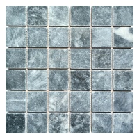 Мозаика из мрамора Матовая МКР-3СВ (47x47) Black