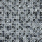 Мозаика стеклянная T-MOS DF02+G04+MARBLE (L) Mozaico De Lux