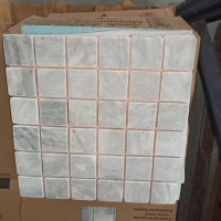 Мозаика из мрамора Матовая МКР-3СВ (47x47) Grey Mix