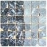 Мозаика из мрамора Матовая МКР-3СВА (47x47) Black