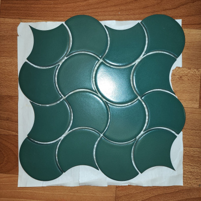 Мозаїка керамічна Kotto Ceramica SCALES SC X 6010 Forestgreen 300 x 300 x 9 (93 x 87) 0,075 м2