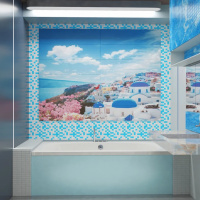 Мозаїчне панно Kotto Ceramica Санторіні 750x750