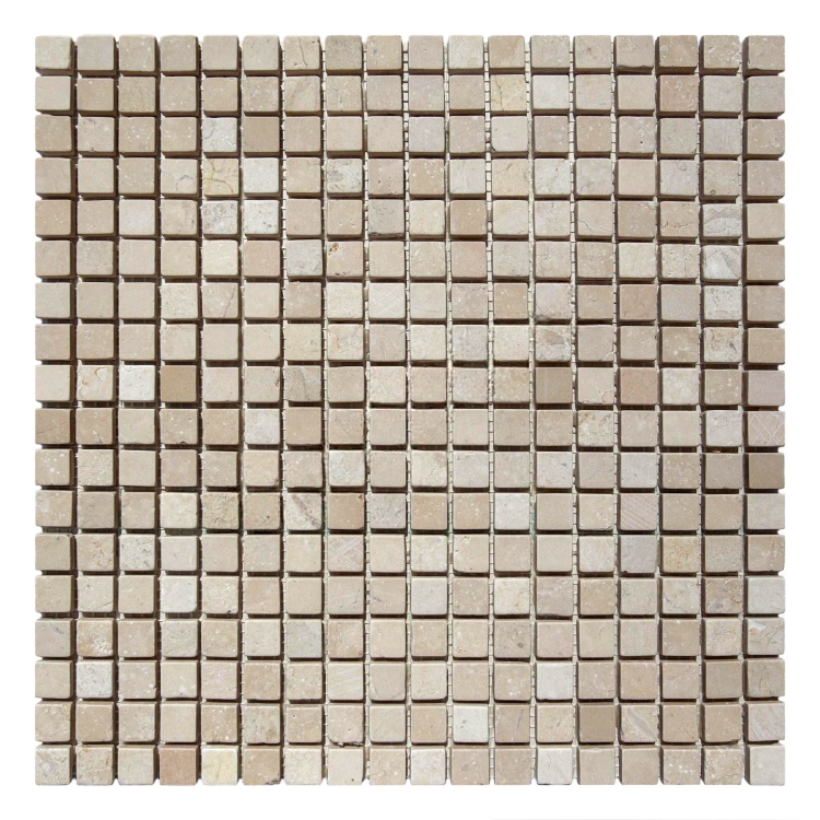 Мозаїка з мармуру Матова МКР-4СВ (15x15) Beige Mix