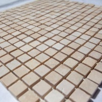 Мозаика из мрамора Матовая МКР-4СВ (15x15) Beige Mix