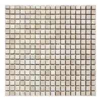 Мозаика из мрамора Матовая МКР-4СВ (15x15) Victoria Beige