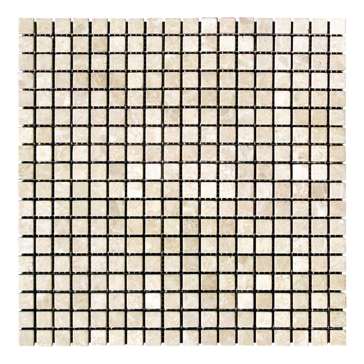 Мозаика из мрамора Матовая МКР-4СВ (15x15) Victoria Beige