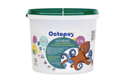 Клей Octoelast двухкомпонентный эпоксидно-полиуретановый 5 кг Octopus