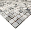 Мозаїка з мармуру Матова МКР-4СВ (15x15) White Mix