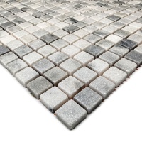 Мозаика из мрамора Матовая МКР-4СВ (15x15) White Mix