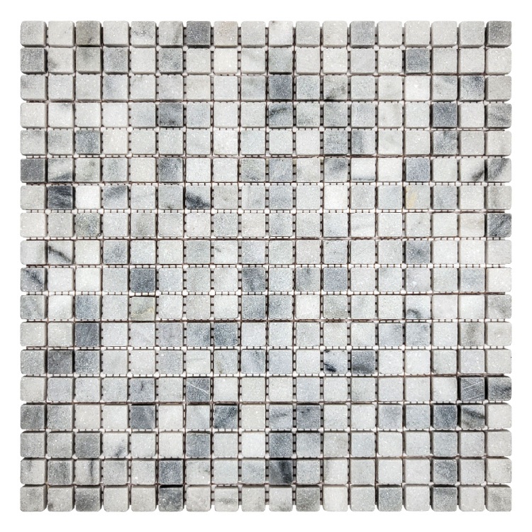 Мозаика из мрамора Матовая МКР-4СВ (15x15) White Mix