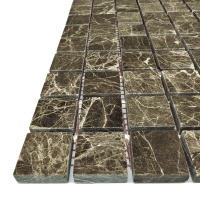 Мозаїка з мармуру Полірована МКР-2П (23x23) Emperador Medium