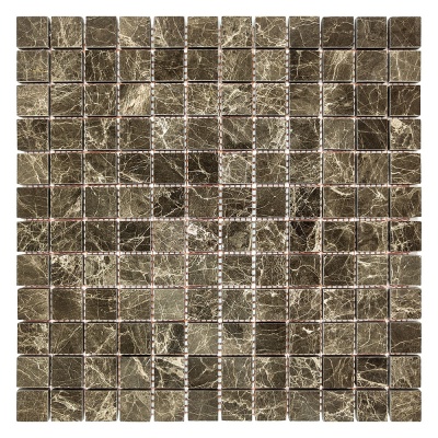 Мозаїка з мармуру Полірована МКР-2П (23x23) Emperador Medium