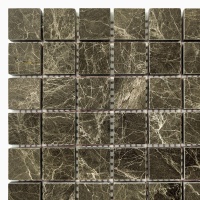 Мозаїка з мармуру Полірована МКР-2П (23x23) Emperador Medium