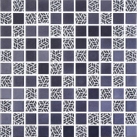 Мозаика стеклянная Kotto Ceramica GMP 0825010 С2 print 10/black mat   300 x 300 х 8   ( 25 х 25 )
