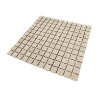 Мозаїка кам'яна KrimArt МКР-2СВ Пісковик Крем бежева 305x305x6 мм для фасаду колон спа забору та терраси