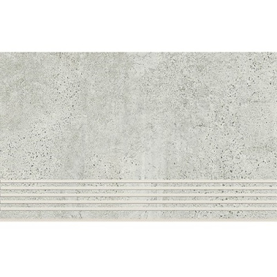 Сходинка з керамограніту Newstone Light Grey Steptread світло-сіра (8x1198x298 мм)