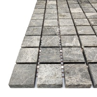 Мозаика из мрамора Матовая МКР-2СН (23x23) Emperador Medium